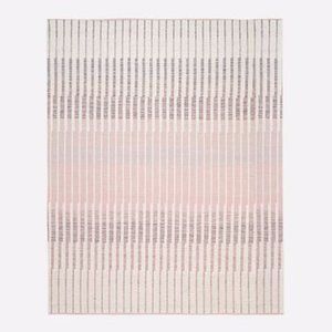 West Elm 8' x 10' Linear Ombre Rose Rug